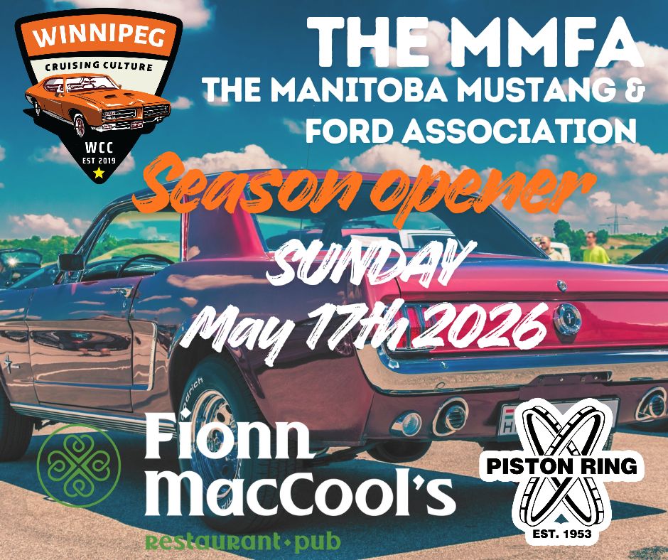 May 17, 2026 Season Opener - Sunday Car Show Fionns on Grant